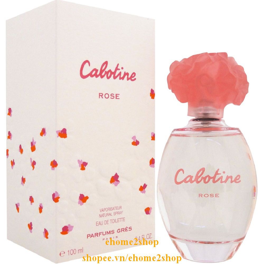 Nước Hoa Nữ 100Ml Gres Cabotine Rose, shopee.vn/ehome2shop.