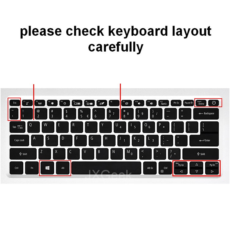 Miếng Bọc Bảo Vệ Bàn Phím Bằng Silicon Cho Acer Swift 1 Swift 3 SF113 SF114 TR50 A514 14inch 13.3 "