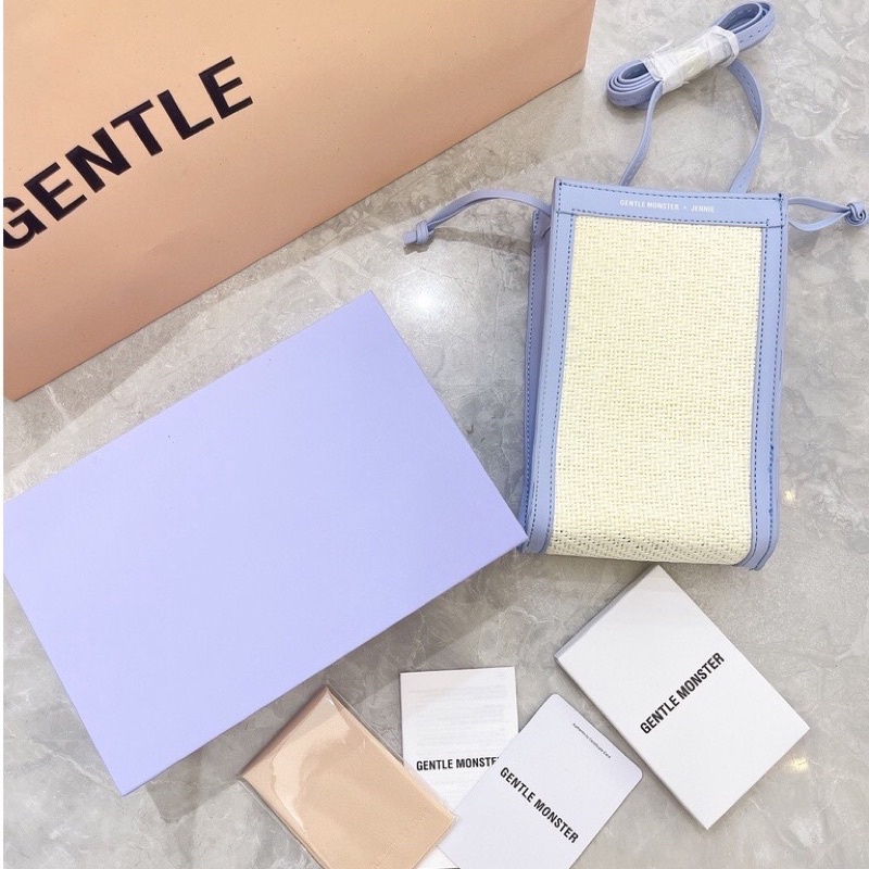 Bộ Túi Tím + Hộp Đựng Giấy + Túi Giấy - JENNIE & GM JENTLE GARDEN Đóng Gói (Không Bao Gồm Hoa Và Kính)
