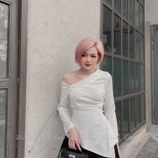 160k sét quần ống suông kèm áo lụa