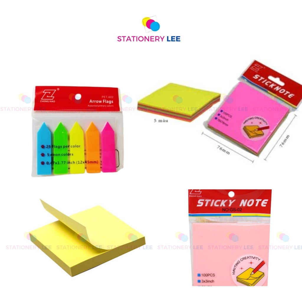 Miếng phân trang, giấy note, sticky note chuyên dụng