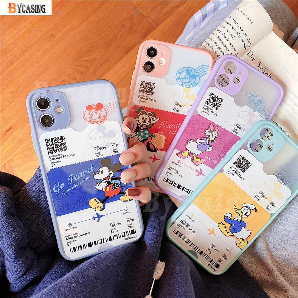 DONALD DUCK Ốp Lưng Họa Tiết Hoạt Hình Dễ Thương Cho Iphone 12 Pro Max Iphone 12 Mini 12 Pro 6 6s 7 8 Plus