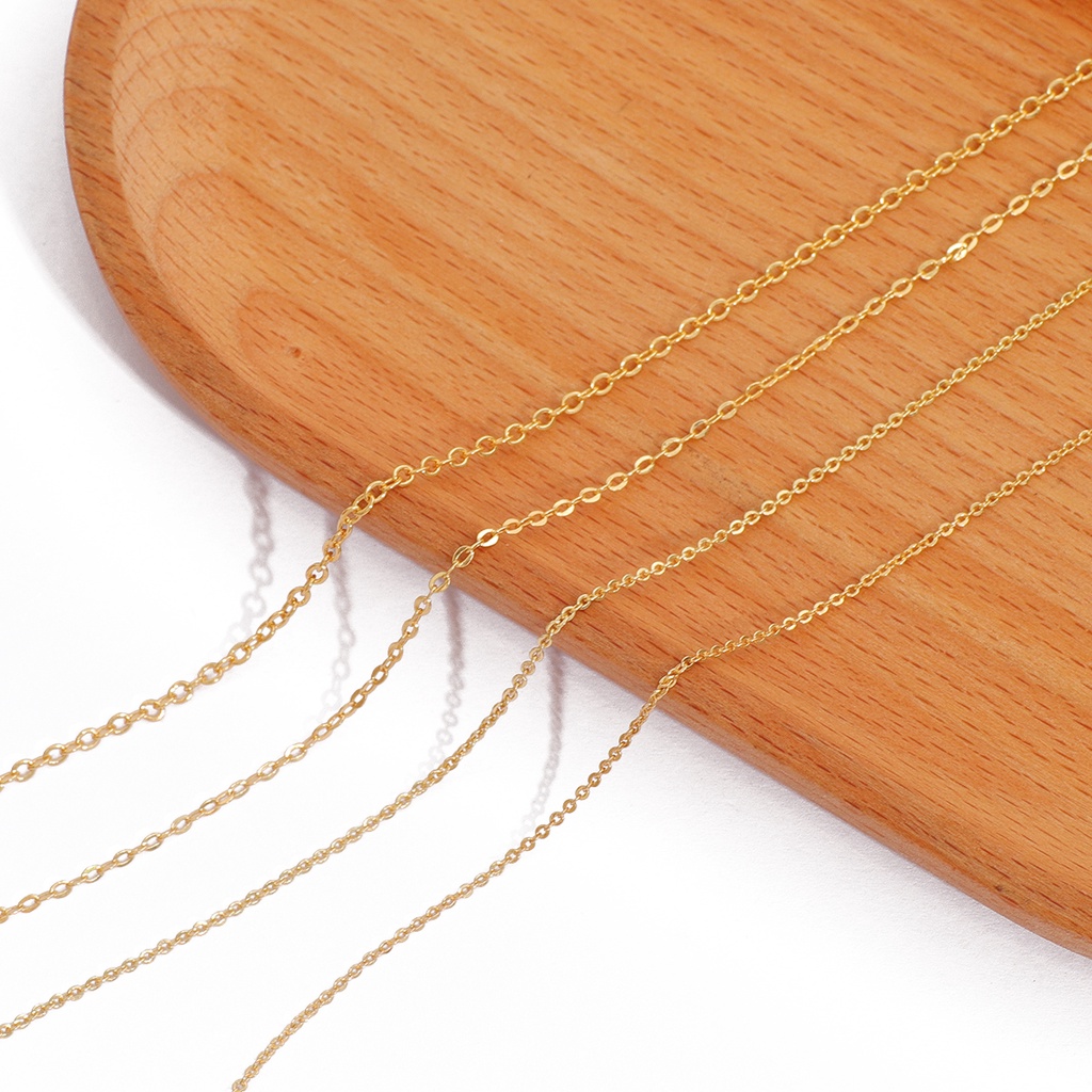 Vòng cổ Mạ Vàng 18k 1 / 1.3 / 1.5 / 2mm 1m
