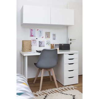 Bàn làm việc ikea, bàn học có ngăn kéo tiện dụng