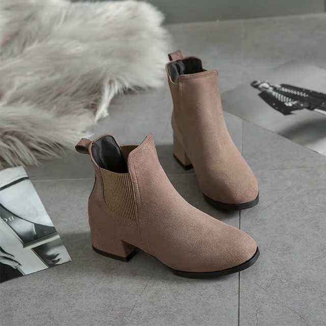 (ORDER) Bốt da lộn cổ ngắn BiG Size 35-43 | BigBuy360 - bigbuy360.vn