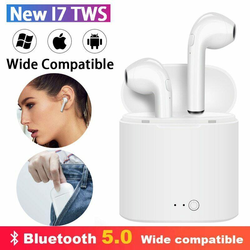 Tai Nghe Không Dây I9s Tws Bluetooth 5.0 Mini Kèm Hộp Sạc Cho Điện Thoại Thông Minh