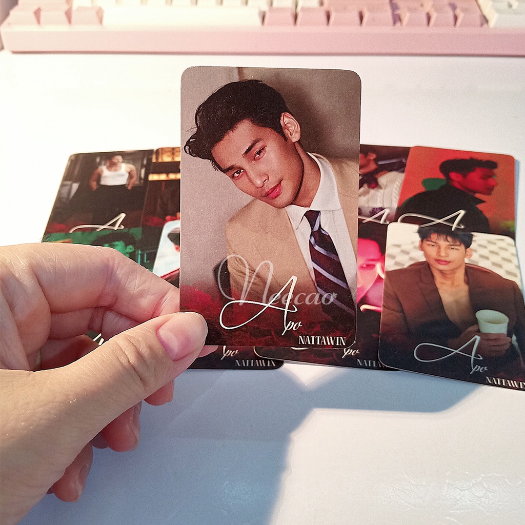 1 Card Bo Góc MILEAPO KINNPORSCHE MILE PHAKPHUM Romsaithong APO NATTAWIN Wattanagitiphat Thẻ Ảnh Designed Unoff Neecao