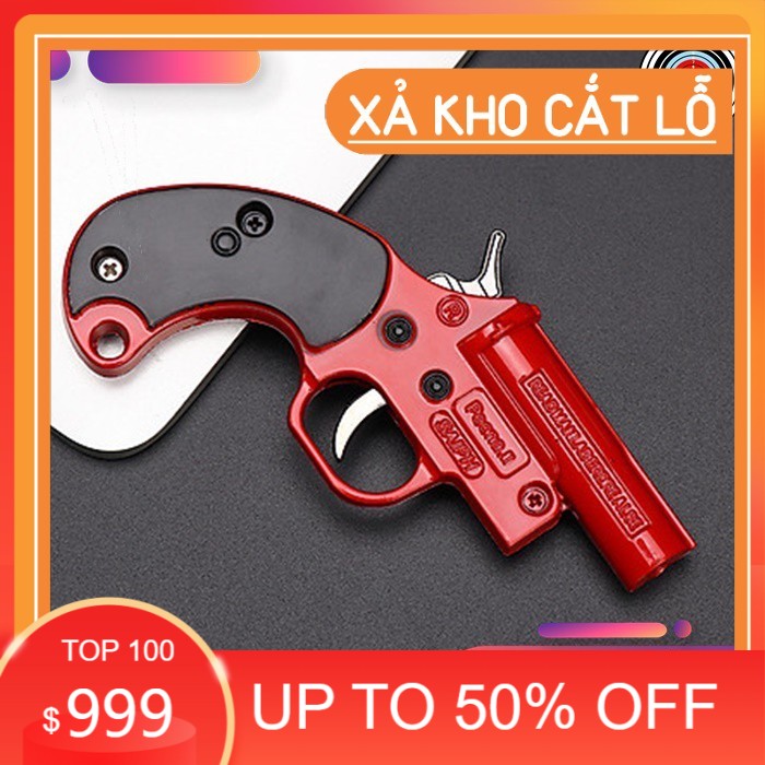 Móc khóa Thính PUBG - Flare Gun kim loại cao cấp (Game Pubg) Độc đáo 2021