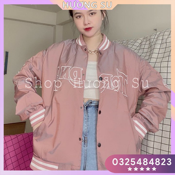 Bomber viền tay in rot Hương Su - PVN2383