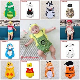[XẢ LỖ] Tổng hợp body thú cho bé trai và bé gái 4-14kg