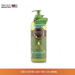 Dầu Gội Botaneco Garden Organic Trio Oil Shampoo Anti-Dandruff Giảm Gàu 500ml