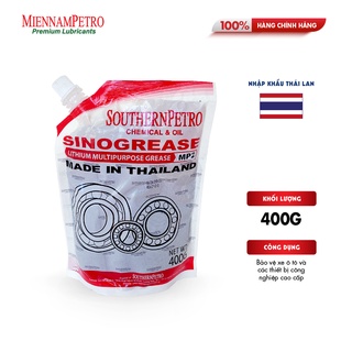 Mỡ bôi trơn miennampetro sinogrease lithium mp2 400g đa dụng bảo vệ ​xe ô tô và các thiết bị công nghiệp cao cấp