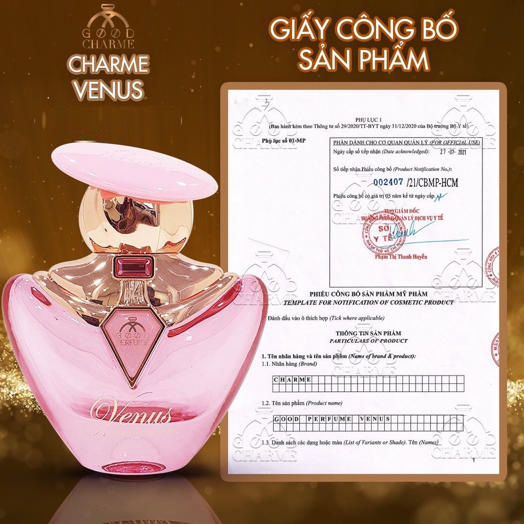 Nước hoa nữ Charme Venus 50ml