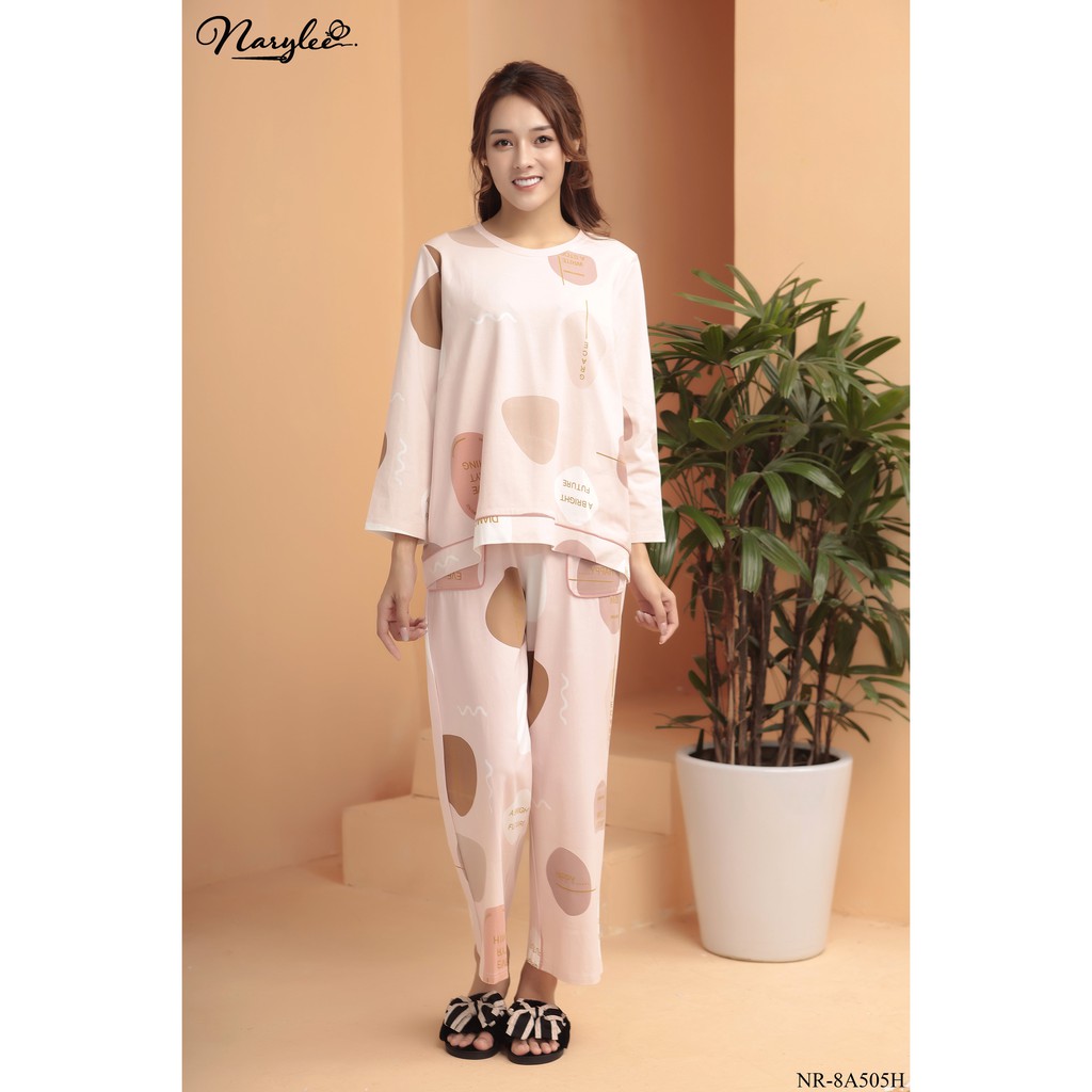 [Mã FASHIONMALLT4 giảm 15% đơn 150k] bộ đồ mặc nhà cao cấp Narylee 8A505