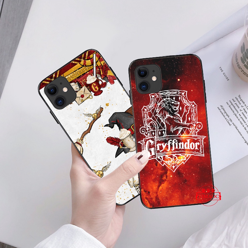 Ốp điện thoại mềm hình Harry Potter Gryffindor cho Iphone XS Max XR X 11 Pro 7 8 6 6S Plus