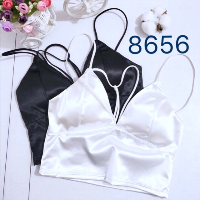 áo bra lụa sang chảnh mã 8656