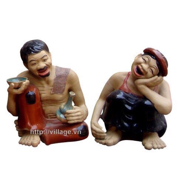 Bộ tượng chí phèo - thị nở