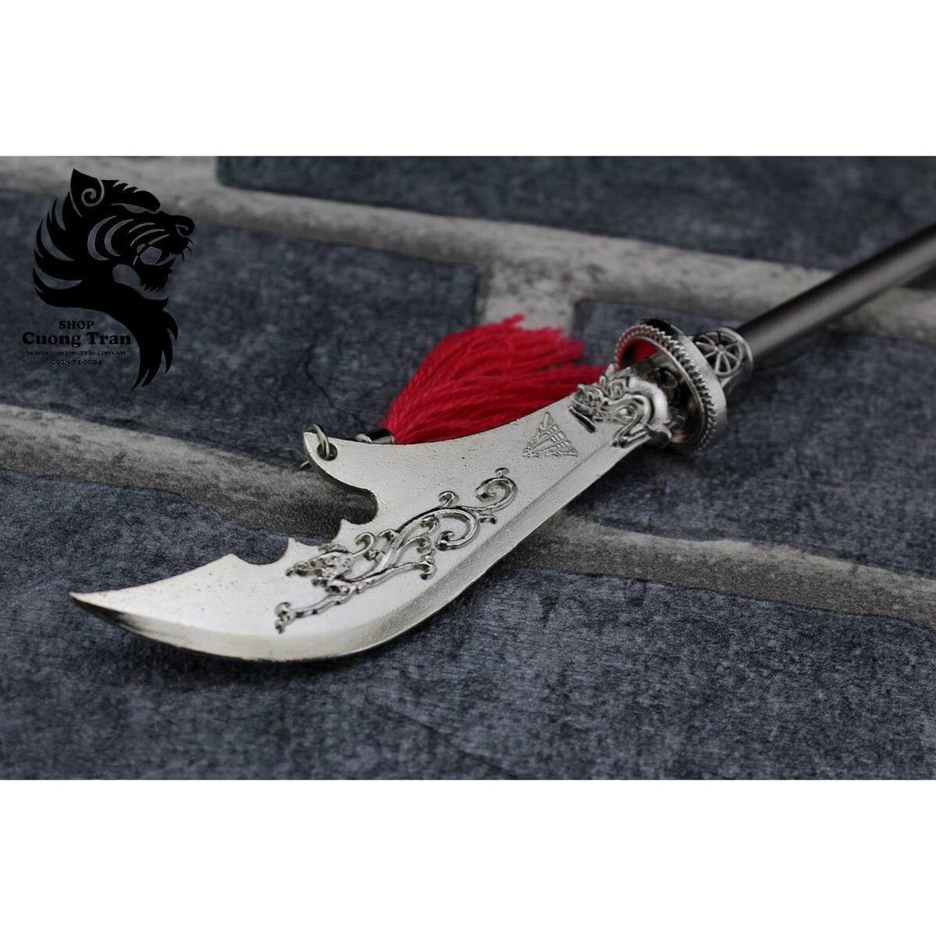 Mô hình móc khóa Thanh long đao