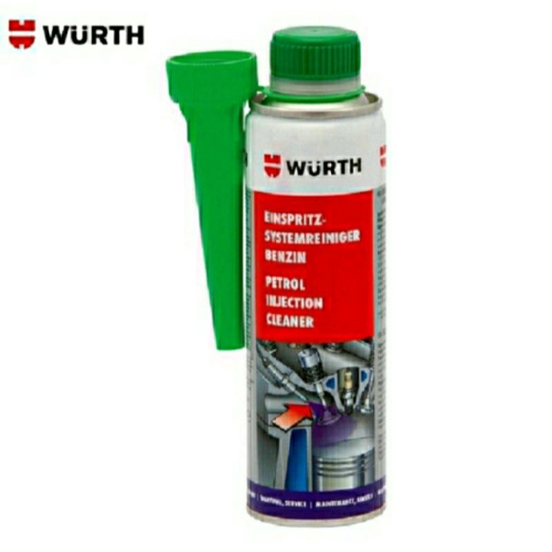 Vệ sinh hệ thống nhiên liệu ô tô wurth 300ml- Vệ sinh kim phun,lọc,buồng đốt, bugi