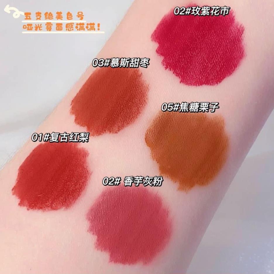 Set Son Von Gee Gấu  Trắng Kem Lì Siêu Mịn  Lâu Trôi phong cách Phòng Cách Năng Động Thể Thao