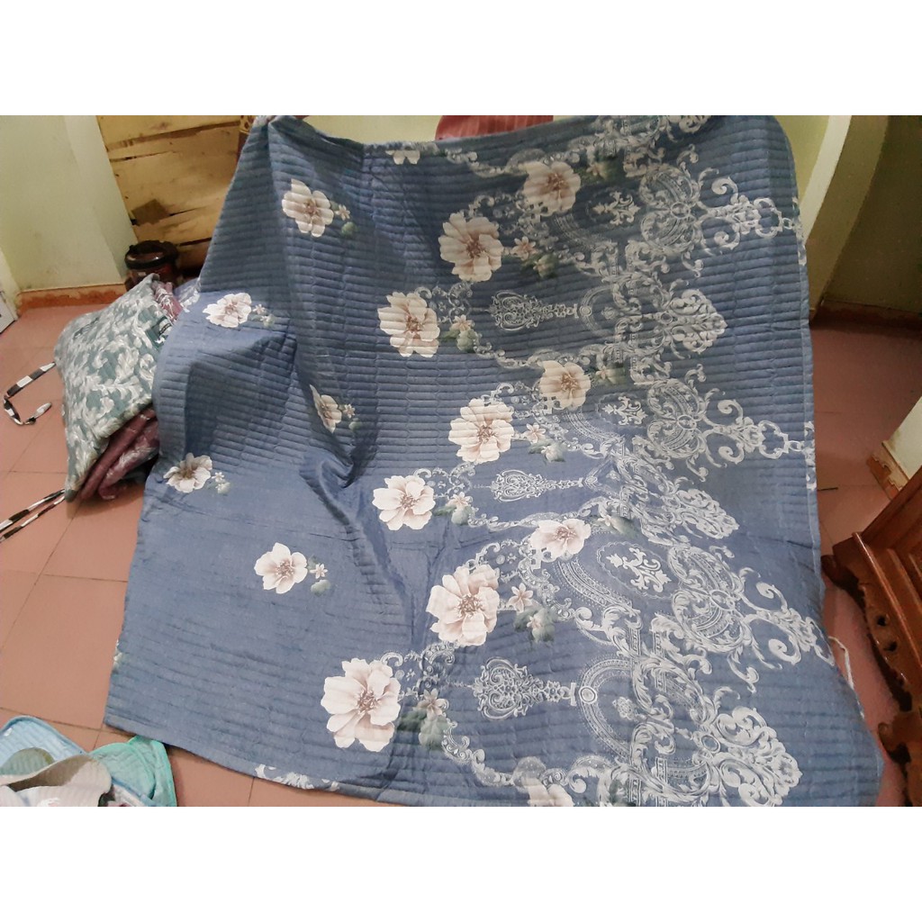 Chăn hè cotton đũi rộng 2m_2m3 nhiều họa tiết