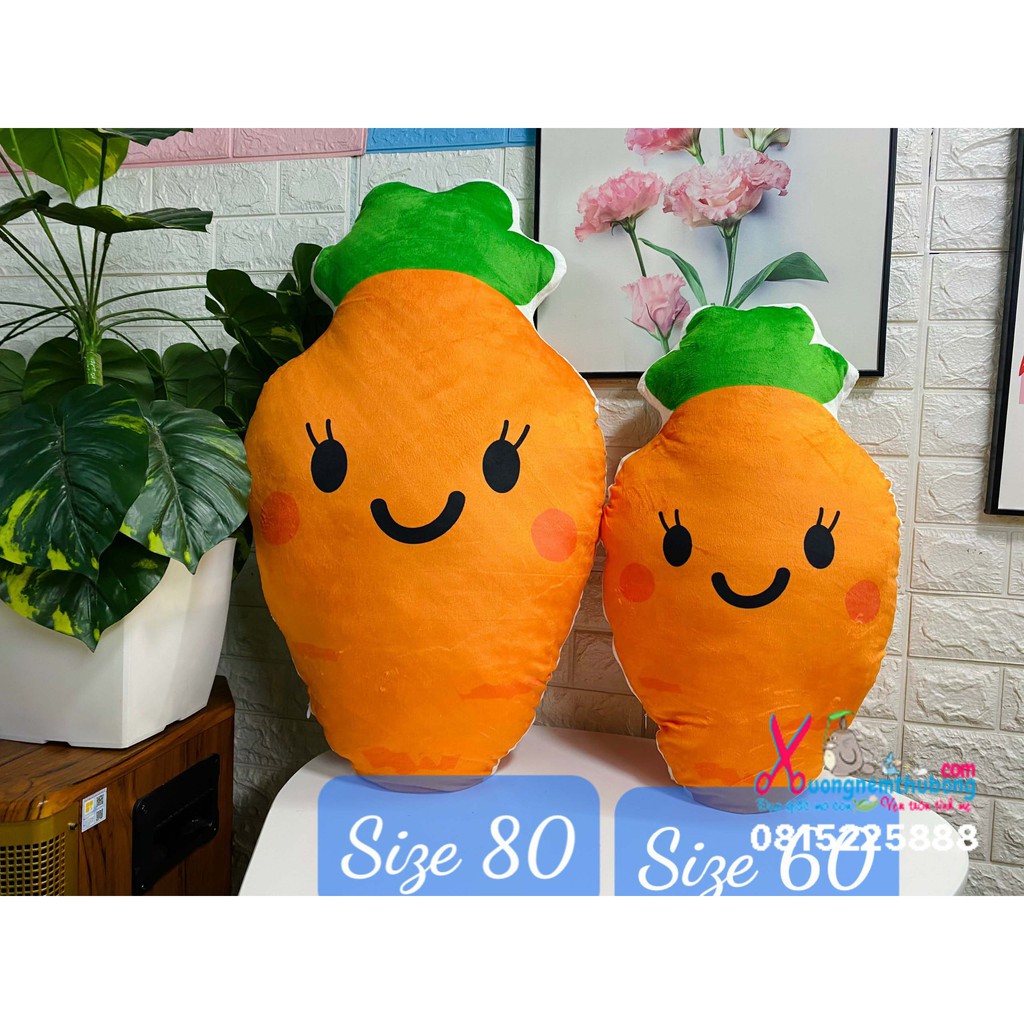 Gối ôm Babykid Kem-Bơ-Trà sữa-Cà rốt-Gấu trúc-Bình sữa