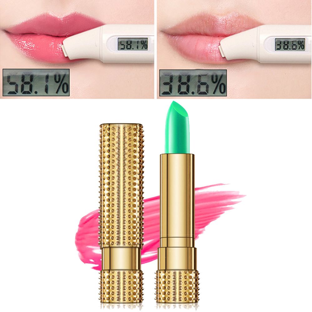WILLIS Women's Lipstick Nourish Lip Care Lip Balm Long Lasting Temperature Change Makeup Tinted Natural Color Changing Aloe Vera