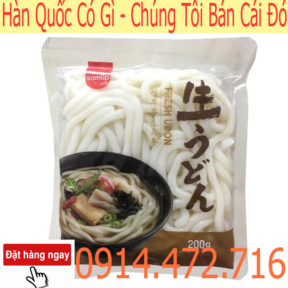 Mì Udon Tươi - Fresh Udon - Gói 200G