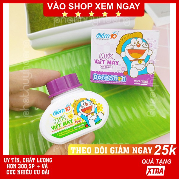 Mực viết máy màu tím Doraemon✅ FREESHIPCó video thật Mực viết máy màu tím Doraemon chất lượng, giá rẻ - Phát Huy Hoàng