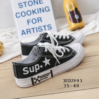 XGU993 XẢ HÀNG  Giày sneaker nữ cá tính