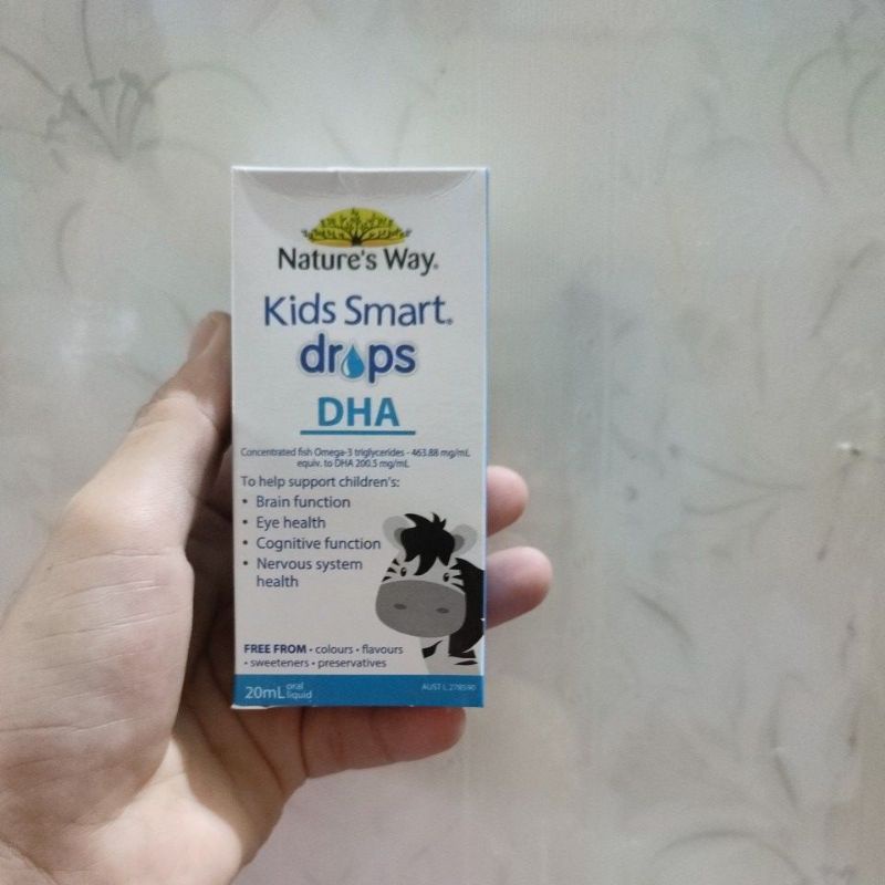 (Date 2023)-DHA dạng nhỏ giọt Nature’s way Kids smart drop 20ml