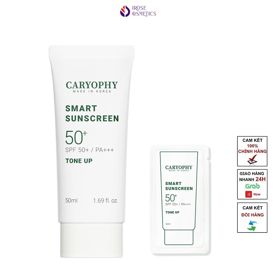 Kem chống nắng giảm mụn Caryophy Smart Sunscreen 5ml và 50ml IROSE-CARYKCN