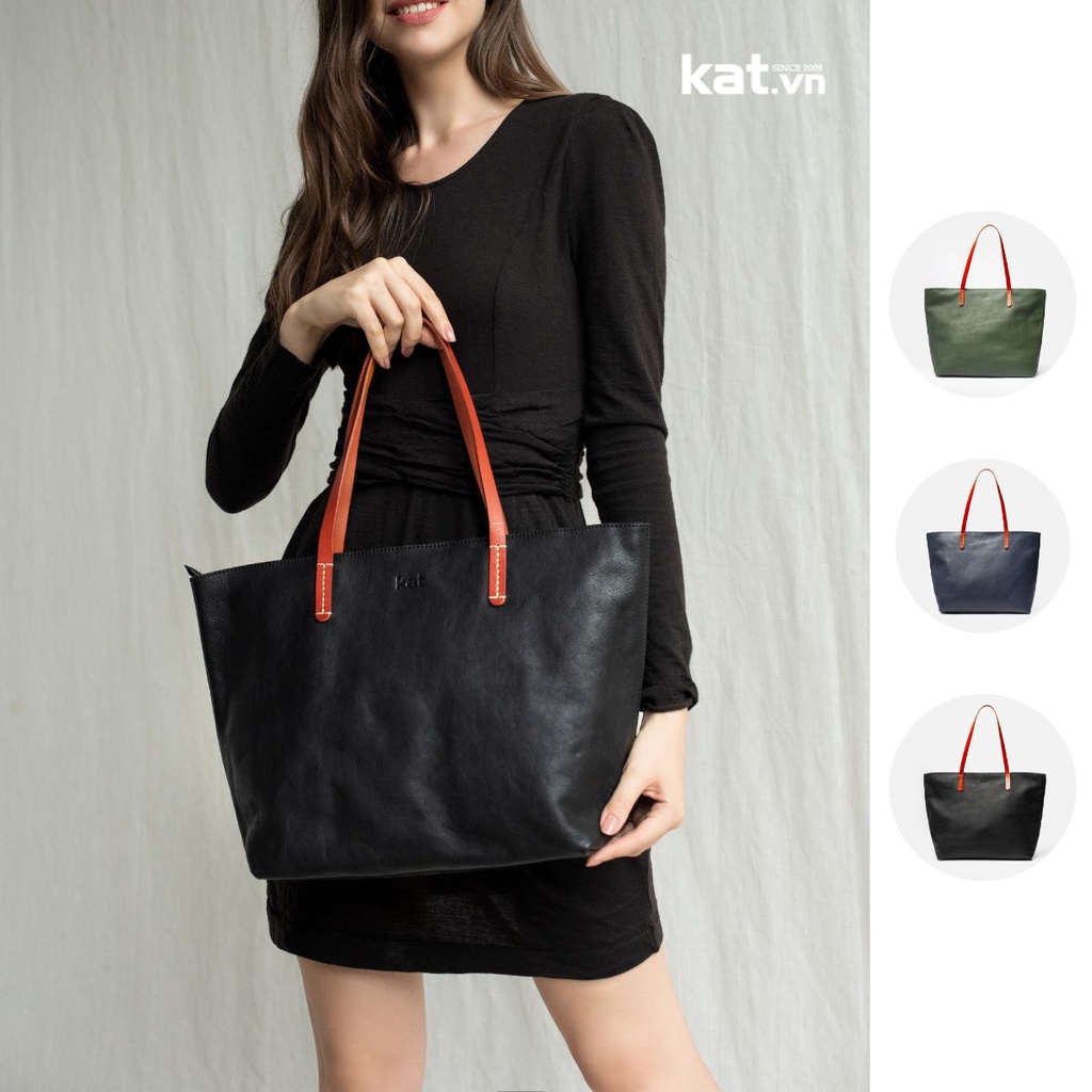 Túi tote da thật cao cấp Kat - Katie