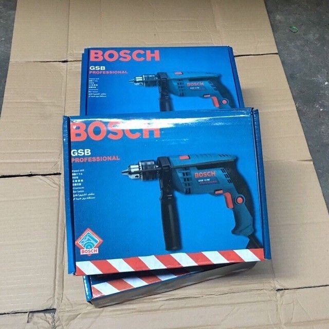 Máy khoan tường bê tông, khoan sắt, khoan gỗ 13 ly Bosch