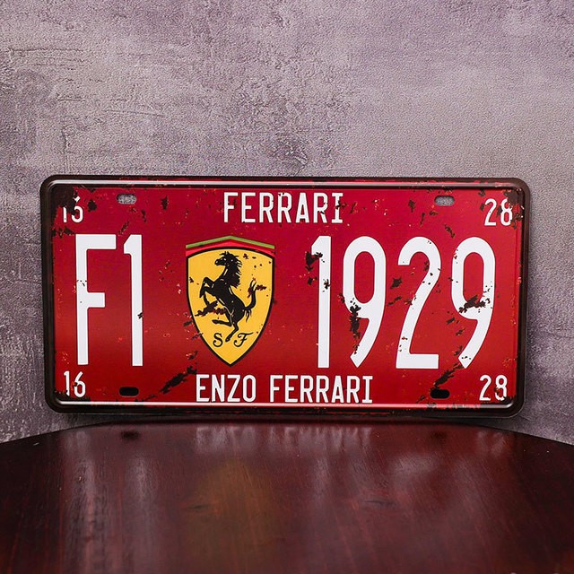 Tấm Kim Loại Treo Tường Trang Trí Phong Cách Cổ Điển Mỹ