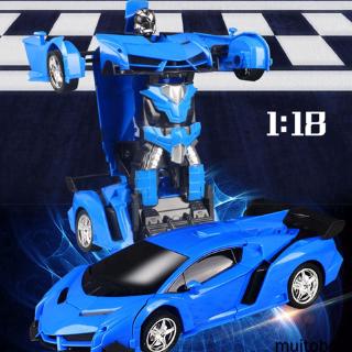 [MU]RC Transformer 2 in 1 RC Car Driving Sports Cars Drive Robots Models Car Toy