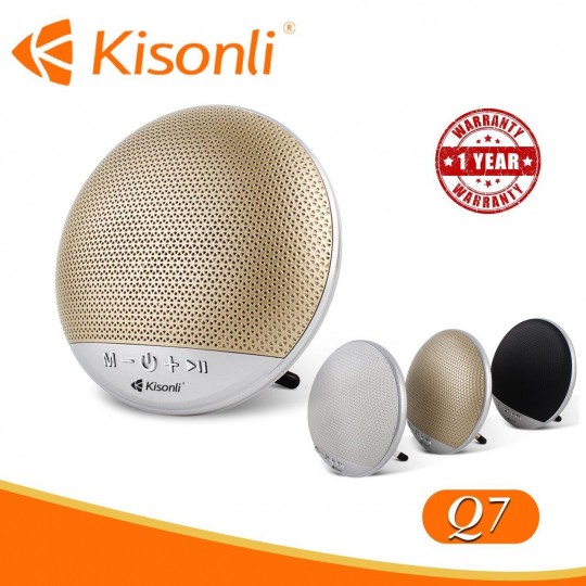 [ChínhHãng]Loa Bluetooth Kisonli Q7 chính hãng nhập khẩu, chất lương âm thanh chuẩn, bass cực căng tại TPHCM