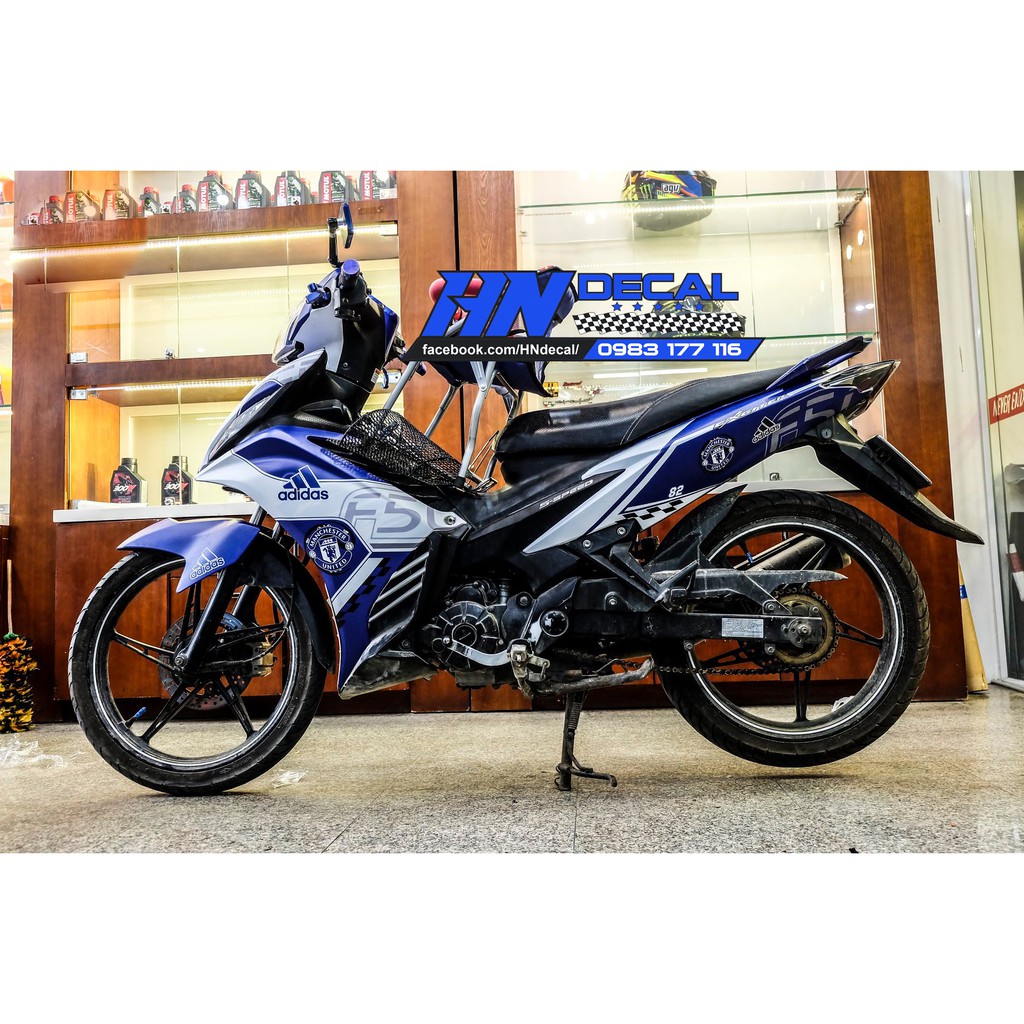 Tem Trùm Exciter 135 Xanh Trắng Adas