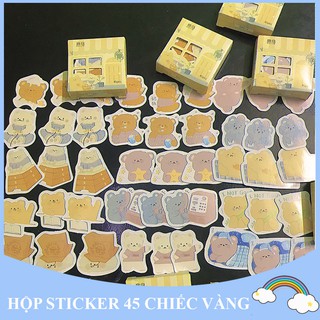 Hộp nhiều miếng dán sticker trang trí sổ siêu xinh
