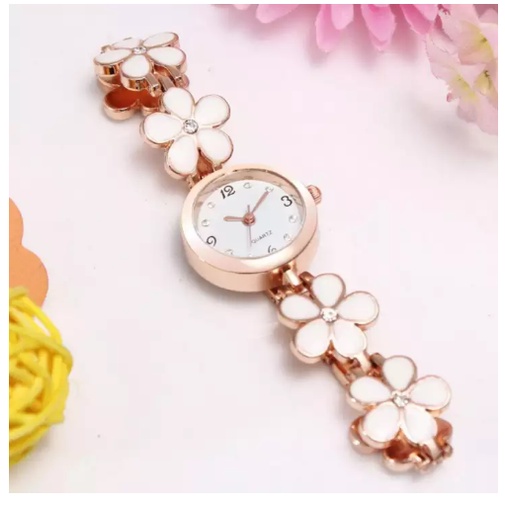 Đồng hồ nữ hình bông hoa ,đồng hồ nữ quartz hoa mai