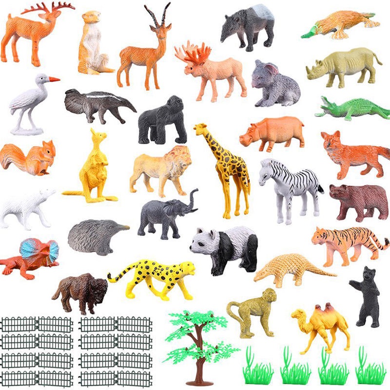 HOTMô phỏng mô hình động vật rắn bộ cao su mềm trẻ em 61 lễ hội vườn thú khủng long hổ sư tử nam Đồ chơi giáng sinh