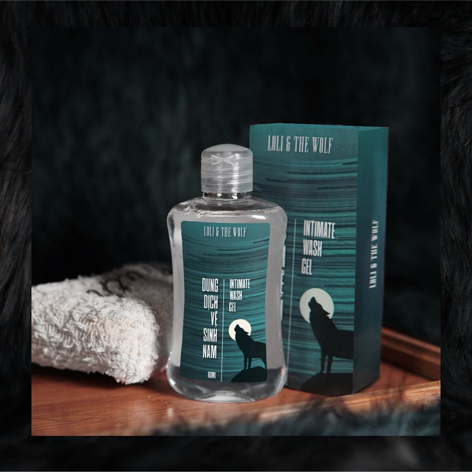 Bộ sản phẩm &quot;Wild Night&quot; Loli The Wolf dành cho nam: 1 ddvs nam 80ml + 1 nước hoa vùng kín nam 10ml + 1 bọt cạo lông