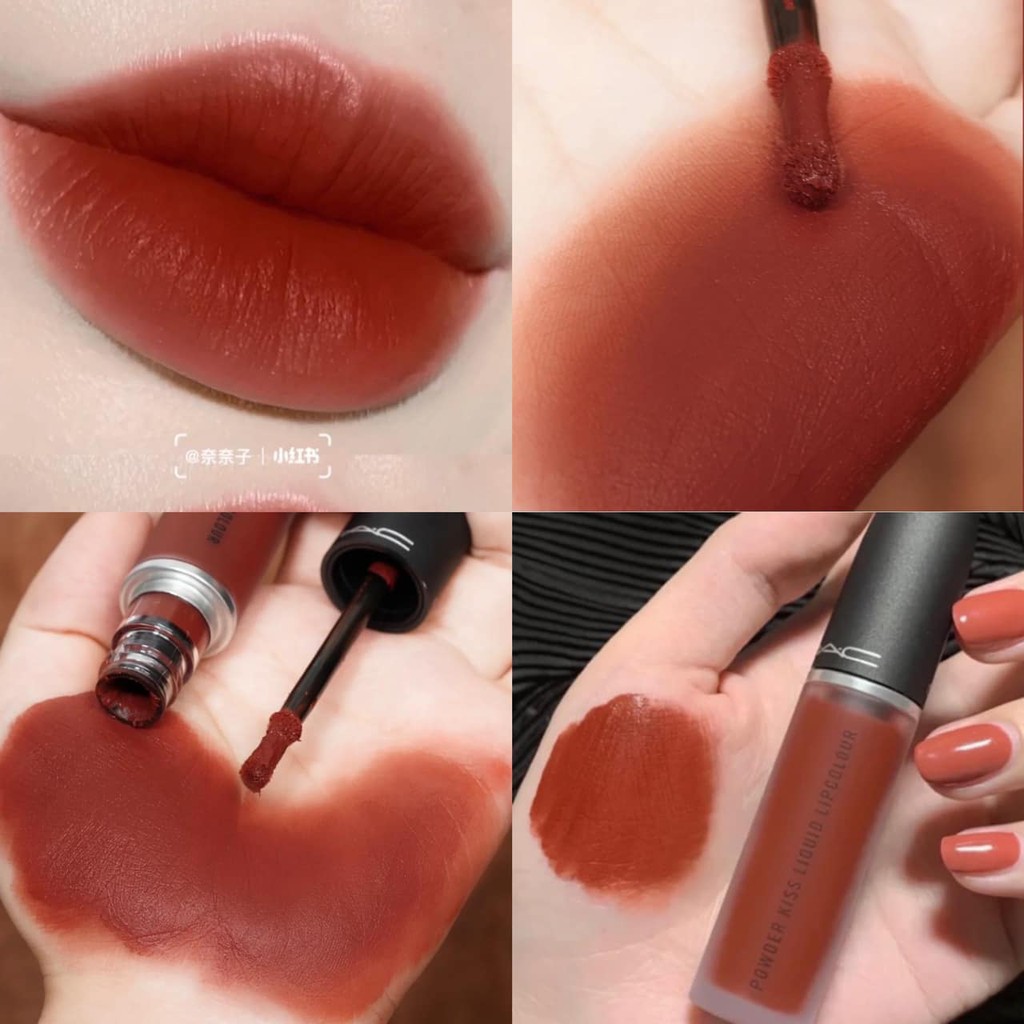 Son kem MAC powder kiss liquid lipcolour màu 982 Marrakesh mere