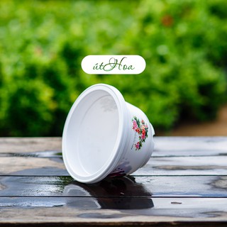 Chậu Bốn Mùa in hoa (size nhỏ và vừa)