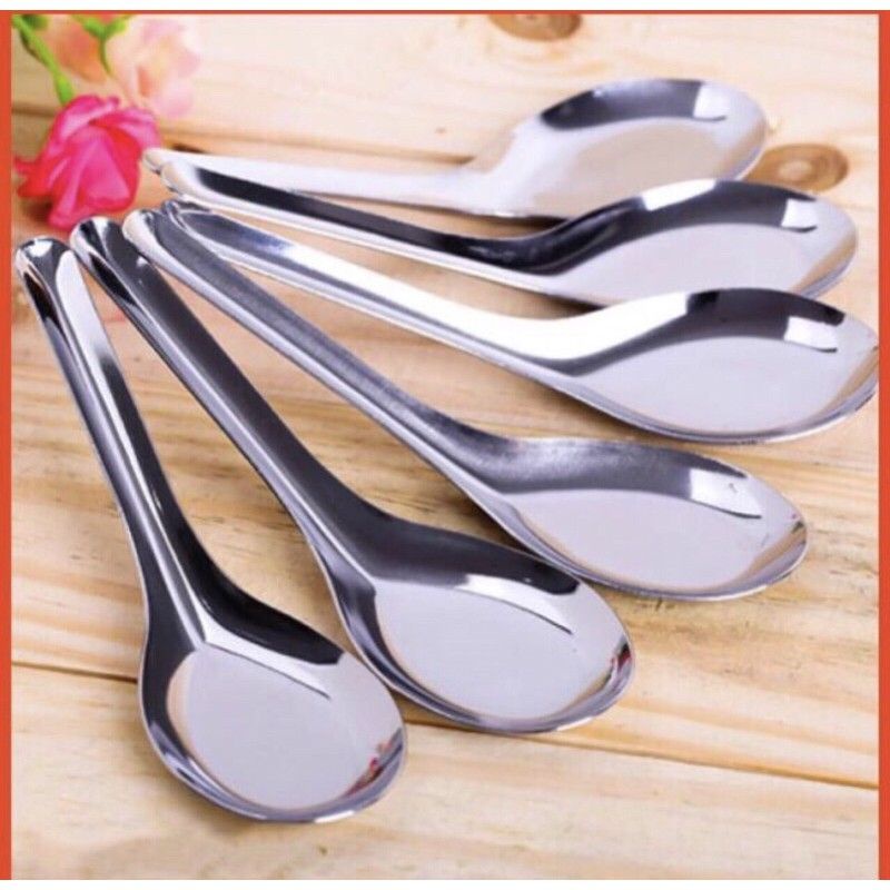 combo 5 thìa inox ăn phở