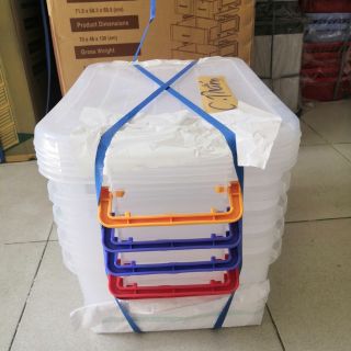 Combo 5 thùng nhựa trong 15l của duy tân