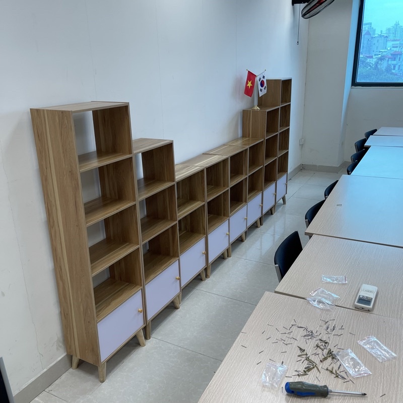 Kệ gỗ bắc âu đa năng , trang trí, gọn gàng nhà cửa chất gỗ MDF dày 12mm nặng 5kg