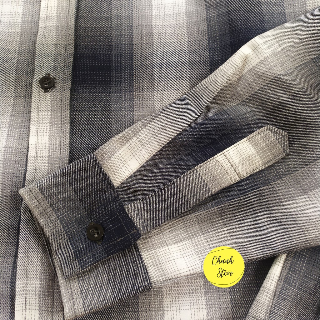 Áo Sơ Mi Flannel Nam Kẻ Caro Cao Cấp Dài Tay - Ảnh Thật | BigBuy360 - bigbuy360.vn