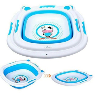 Chậu rửa mặt gấp gọn cho bé(loại lớn 38*40)