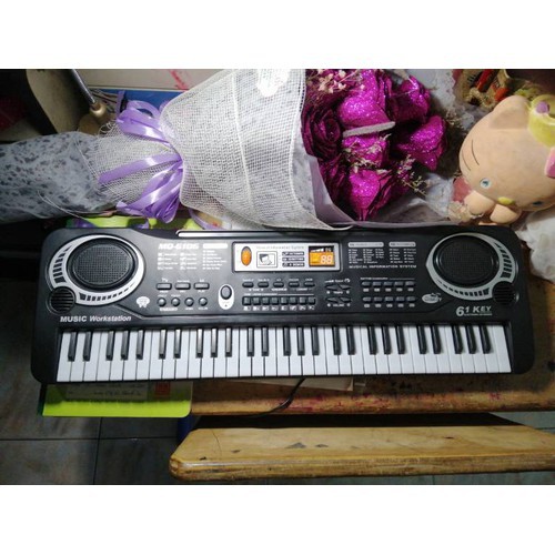 Đàn Piano Đàn Điện Tử 61 Phím Kèm mic Cho Bé Đàn Organ | BigBuy360 - bigbuy360.vn